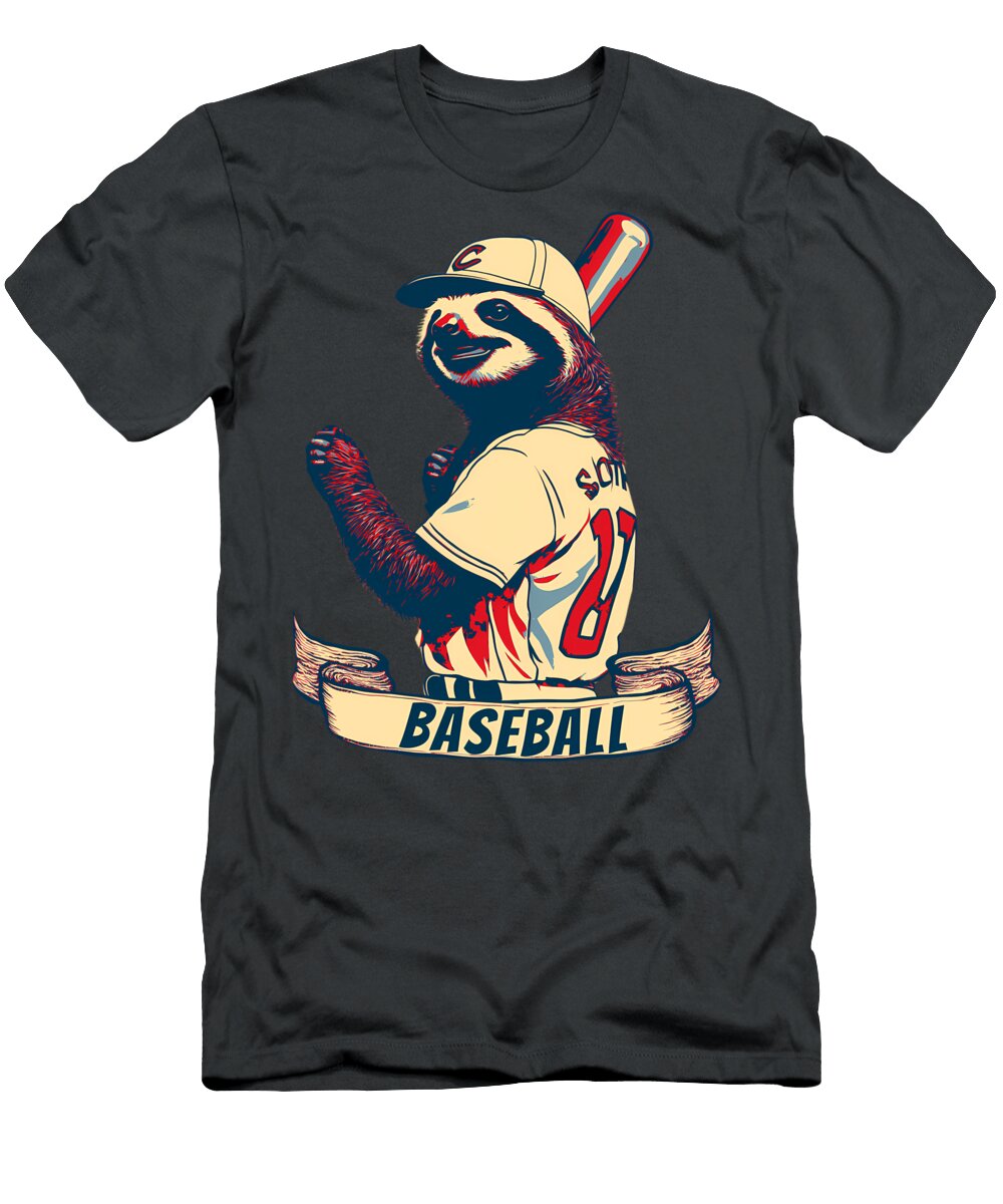 Sloth Baseball Player Quang Vu T-Shirt