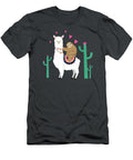 Sloth Riding Llama Funny Alpaca Heart for Valentines Aathir Aruna T-Shirt