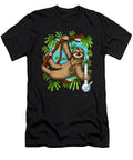 Sloth Smoking Weed Nikolay Todorov T-Shirt