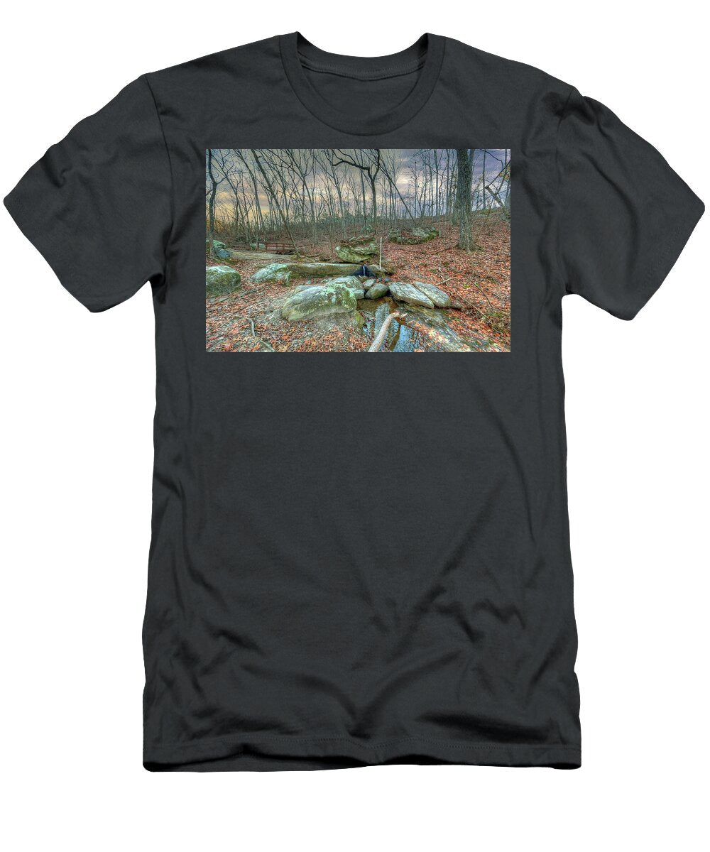 Small Waterfall on Pickle Creek Larry Braun T-Shirt