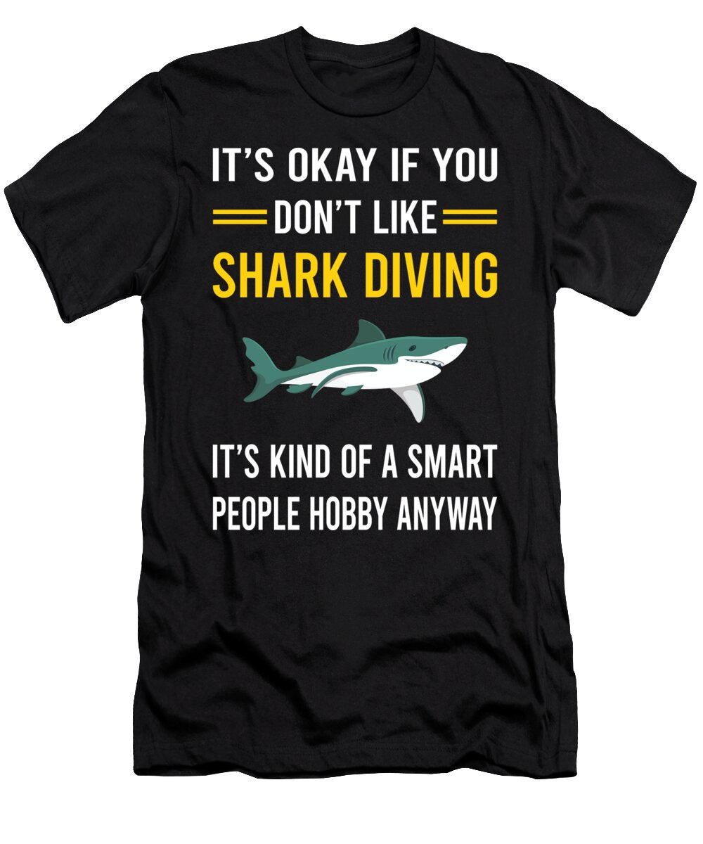 Smart People Hobby Shark Diving Diver Petrona Romero T-Shirt