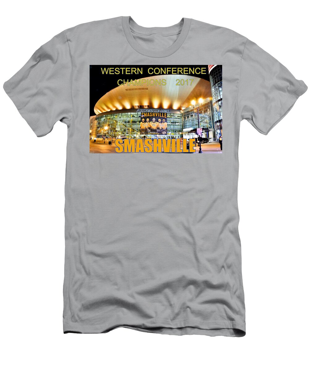 Smashville Western Conference Champions 2017 Lisa Wooten T-Shirt