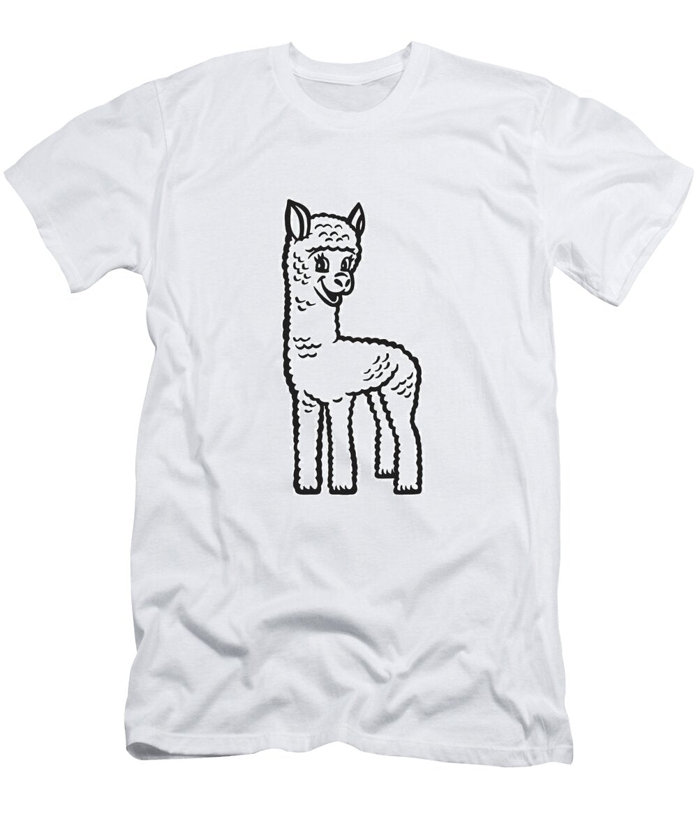 Smiling Alpaca Csa Images T-Shirt