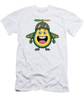 Smiling Avocado Airplane Character Joanna Redesiuk T-Shirt
