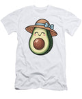 Smiling Avocado Wearing a Hat Joanna Redesiuk T-Shirt