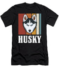 Smiling Husky Retro Greenoptix T-Shirt