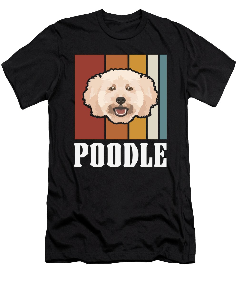 Smiling Miniature Poodle Retro Greenoptix T-Shirt