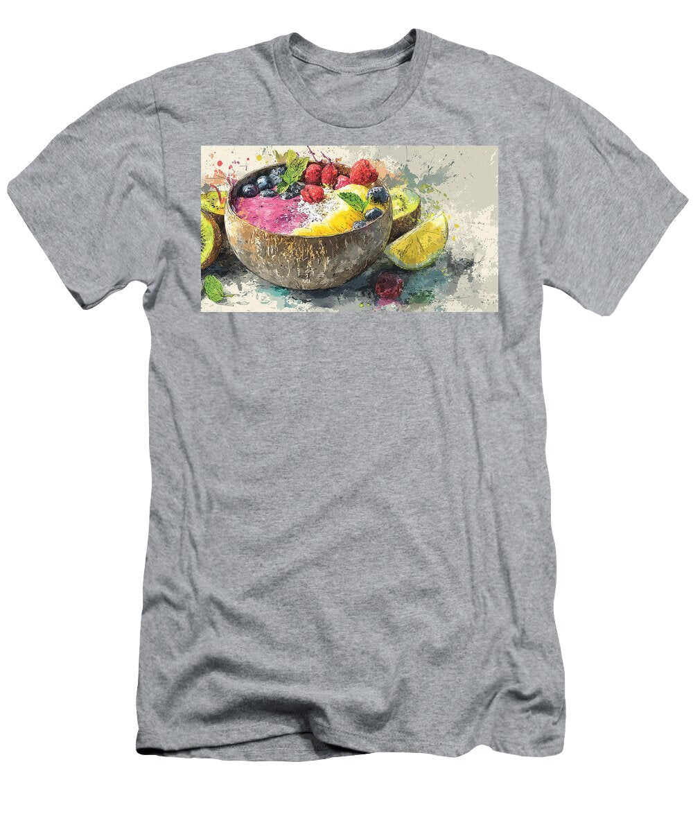 Smoothie Bowl Vibrant Colours Healthy Carla York T-Shirt