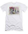 Smoothies At the Dessert Table Ink and Watercolor Drawing Rebecca Marie Jaynes T-Shirt