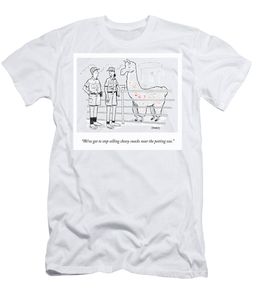 Snacks At the Petting Zoo Benjamin Schwartz T-Shirt