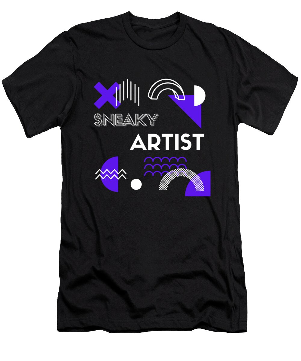 Sneaky Artist Retro Ognisty Apparel T-Shirt