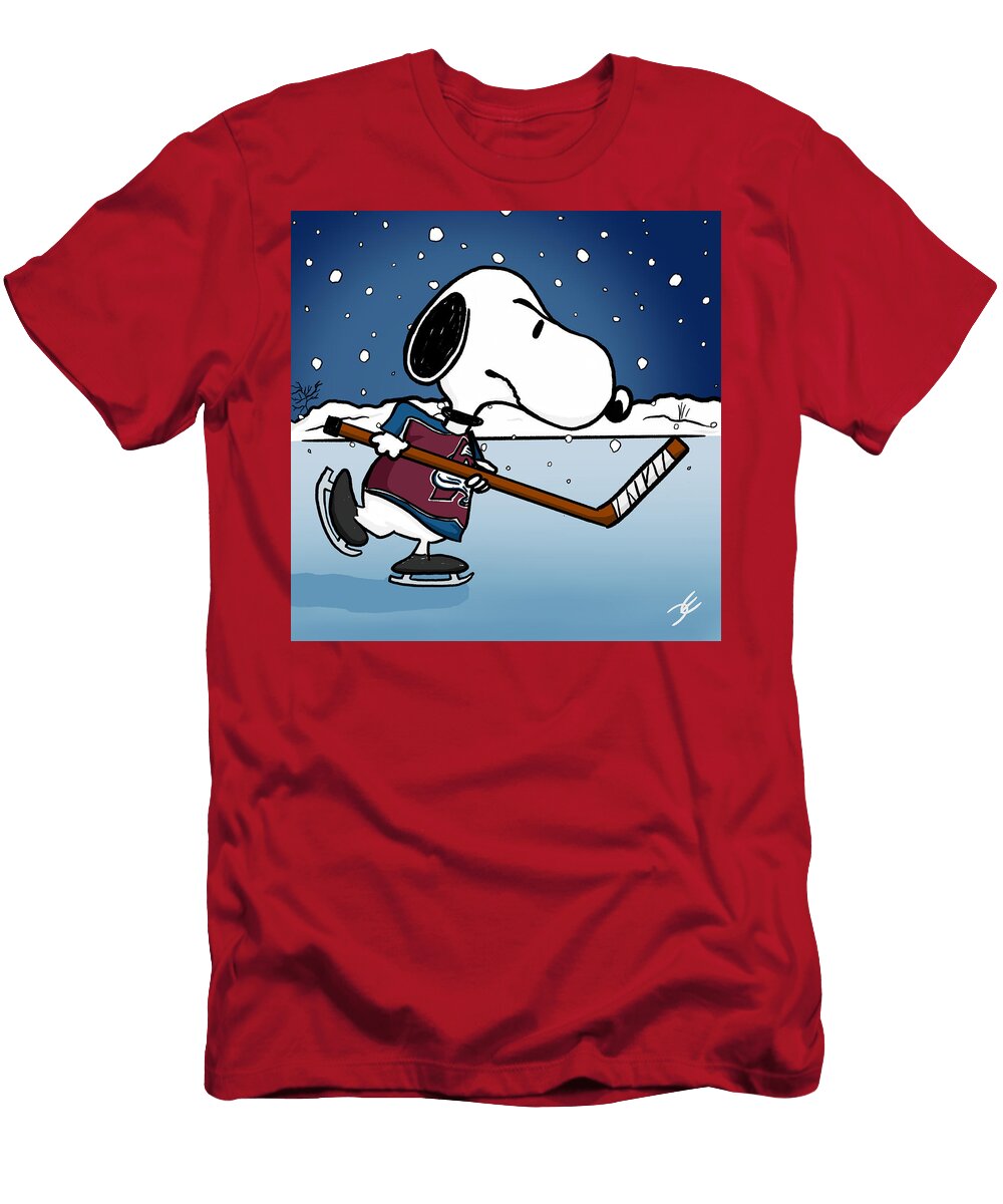 Snoopy Avalanche David Echols T-Shirt