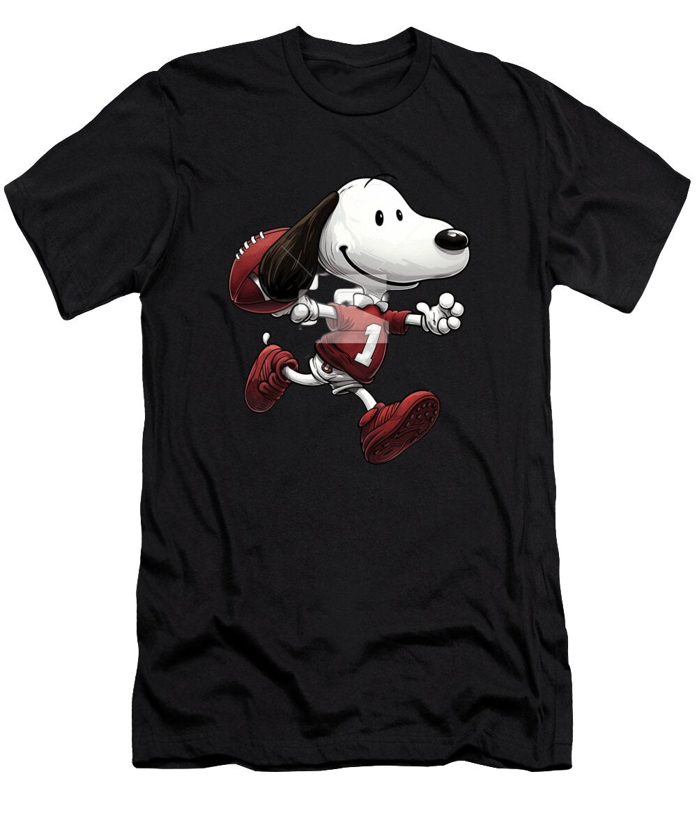 Snoopy Vs Atlanta Braves Baron Batting Bonanza Mizorey T-Shirt