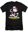 Snoopy Vs Atlanta Braves Beagle Bench Bravado Mizorey T-Shirt