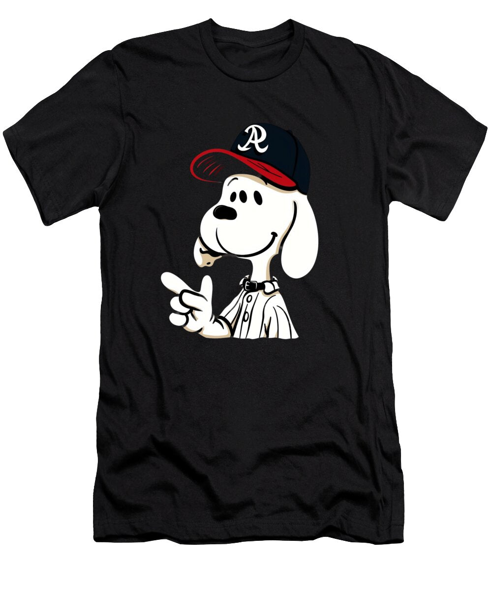 Snoopy Vs Atlanta Braves Beagle Best Bout Mizorey T-Shirt
