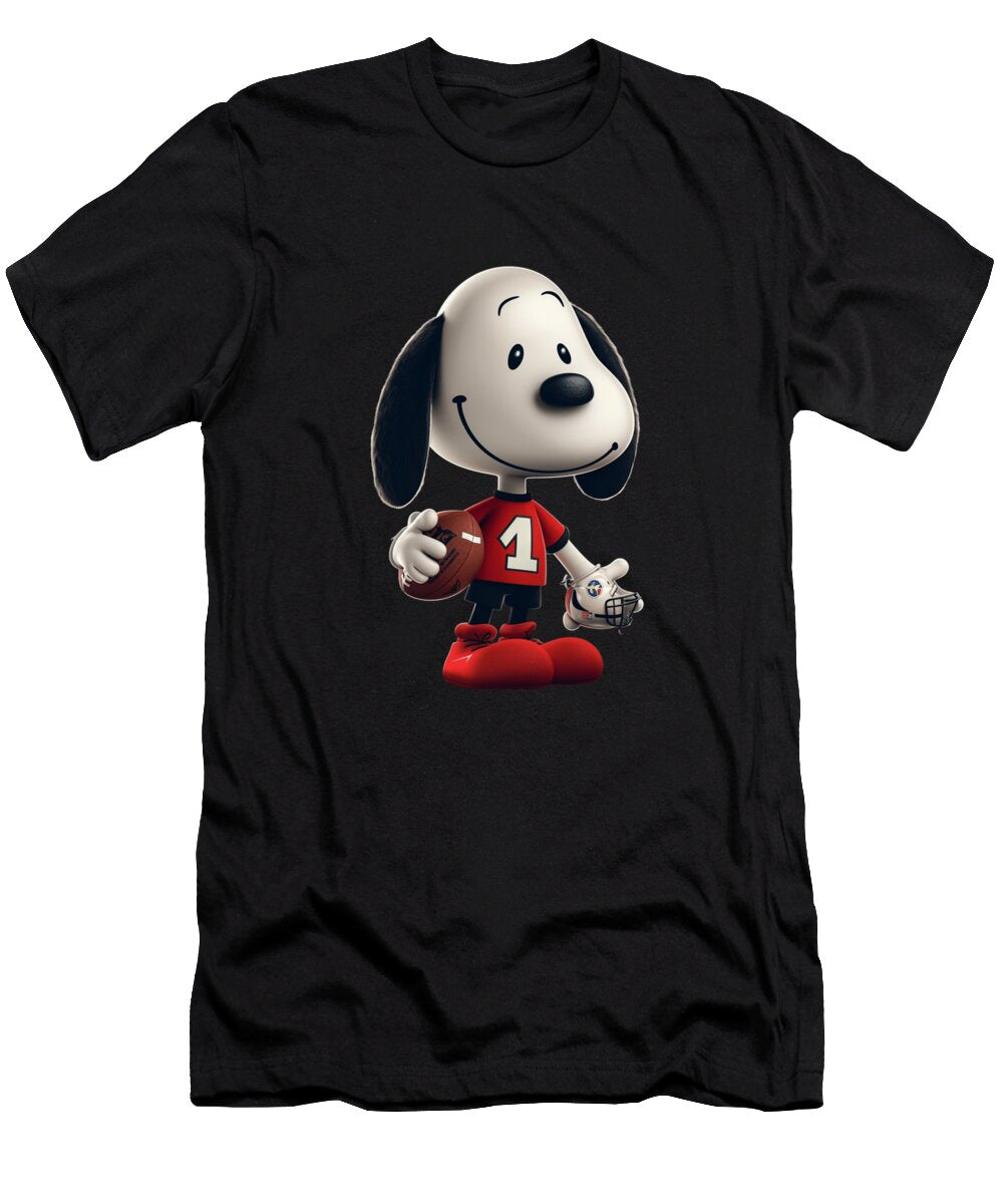 Snoopy Vs Atlanta Braves Dogged Defense Drive Mizorey T-Shirt