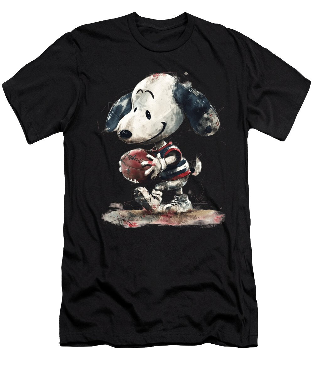 Snoopy Vs Atlanta Braves Red Dog Rumble Mizorey T-Shirt