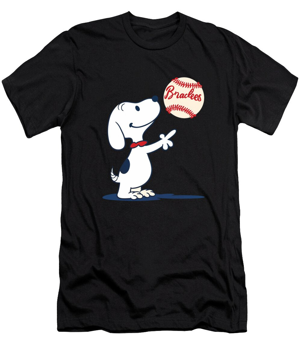 Snoopy Vs Atlanta Braves Vince Vibraphone Victory Mizorey T-Shirt