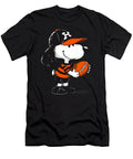 Snoopy Vs Kansas City Royals Lineman Linus Cecils Willis T-Shirt