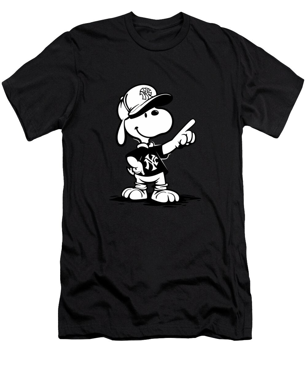 Snoopy Vs Milwaukee Brewers Basehound Batter Mizorey T-Shirt