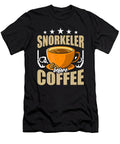 Snorkeler Before Coffee Scuba Diving Coffee Lover Tshirtconcepts Marvin Poppe T-Shirt