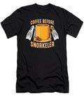 Snorkeling Coffee Before Water Sports Coffee Lover Tshirtconcepts Marvin Poppe T-Shirt