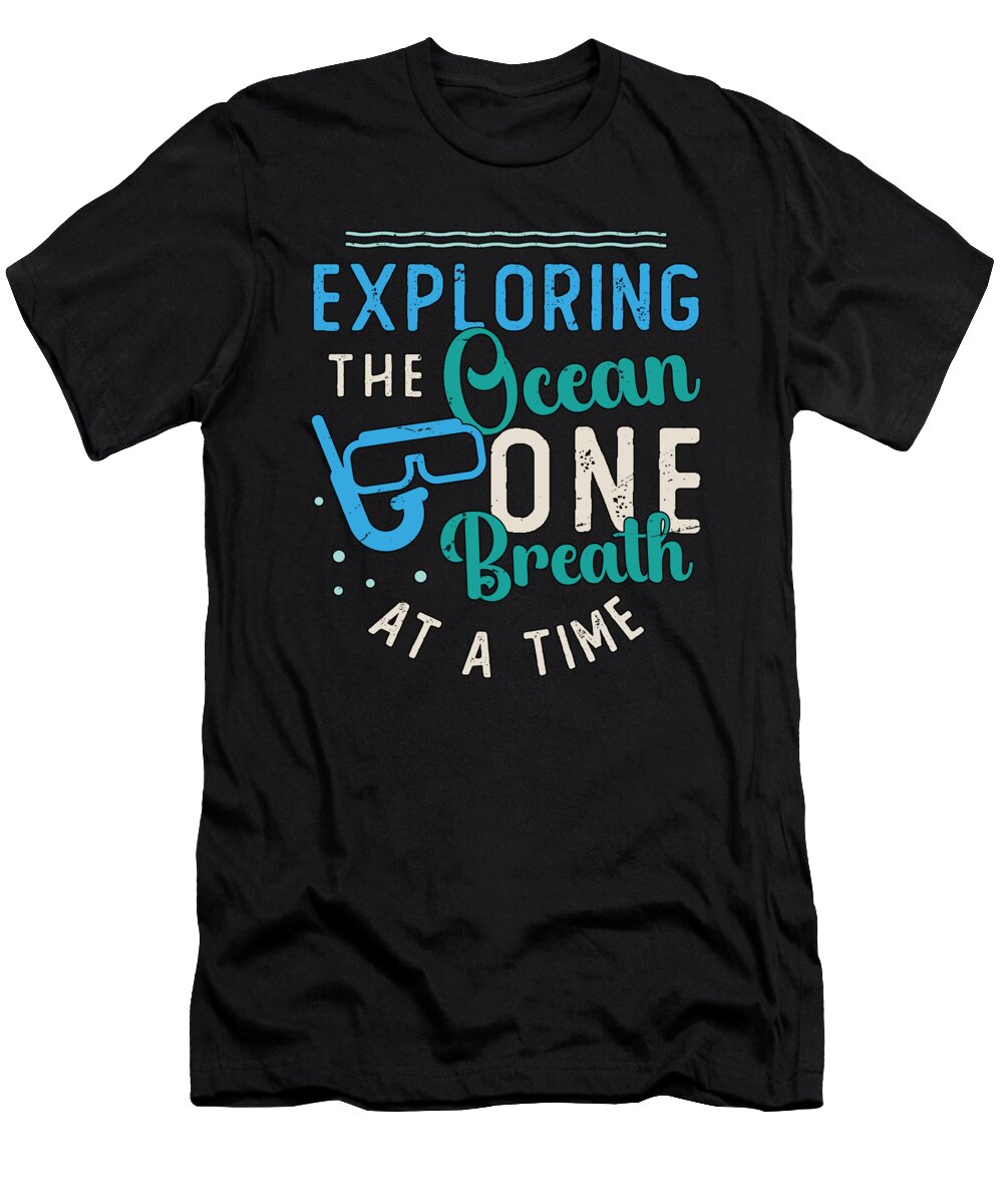 Snorkeling Exploring the Ocean Marine Biologist Tshirtconcepts Marvin Poppe T-Shirt