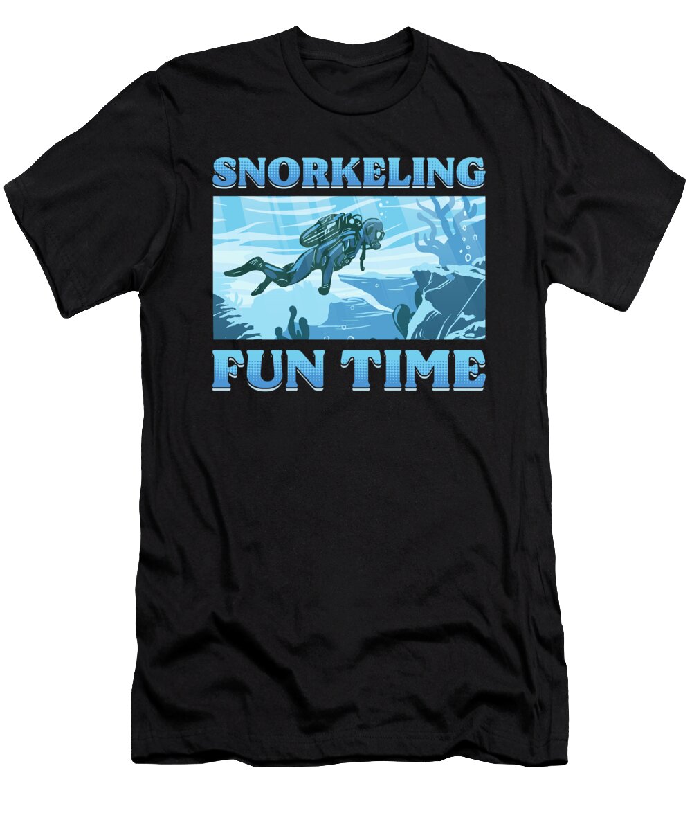 Snorkeling Fun Time Snorkel Dive Scuba Diving Alessandra Roth T-Shirt