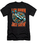 Snorkeling I Go Down Just Sayin Marine Biologist Tshirtconcepts Marvin Poppe T-Shirt
