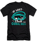 Snorkeling If Lost Check the Coral Reefs Swimmer Tshirtconcepts Marvin Poppe T-Shirt