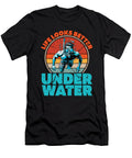 Snorkeling Life Looks Better Swimmer Snorkeler Tshirtconcepts Marvin Poppe T-Shirt