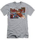 Snow Plow Winterscene Paintng for Sale Street Hockey Canadian Art for Sale C Spandau Montreal Artist Carole Spandau T-Shirt