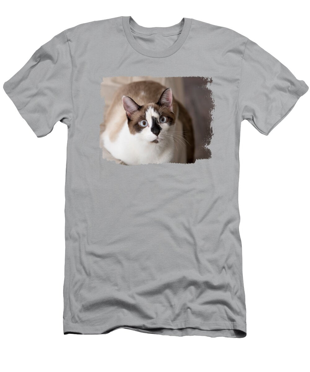 Snowshoe Cat on Sofa One Elisabeth Lucas T-Shirt