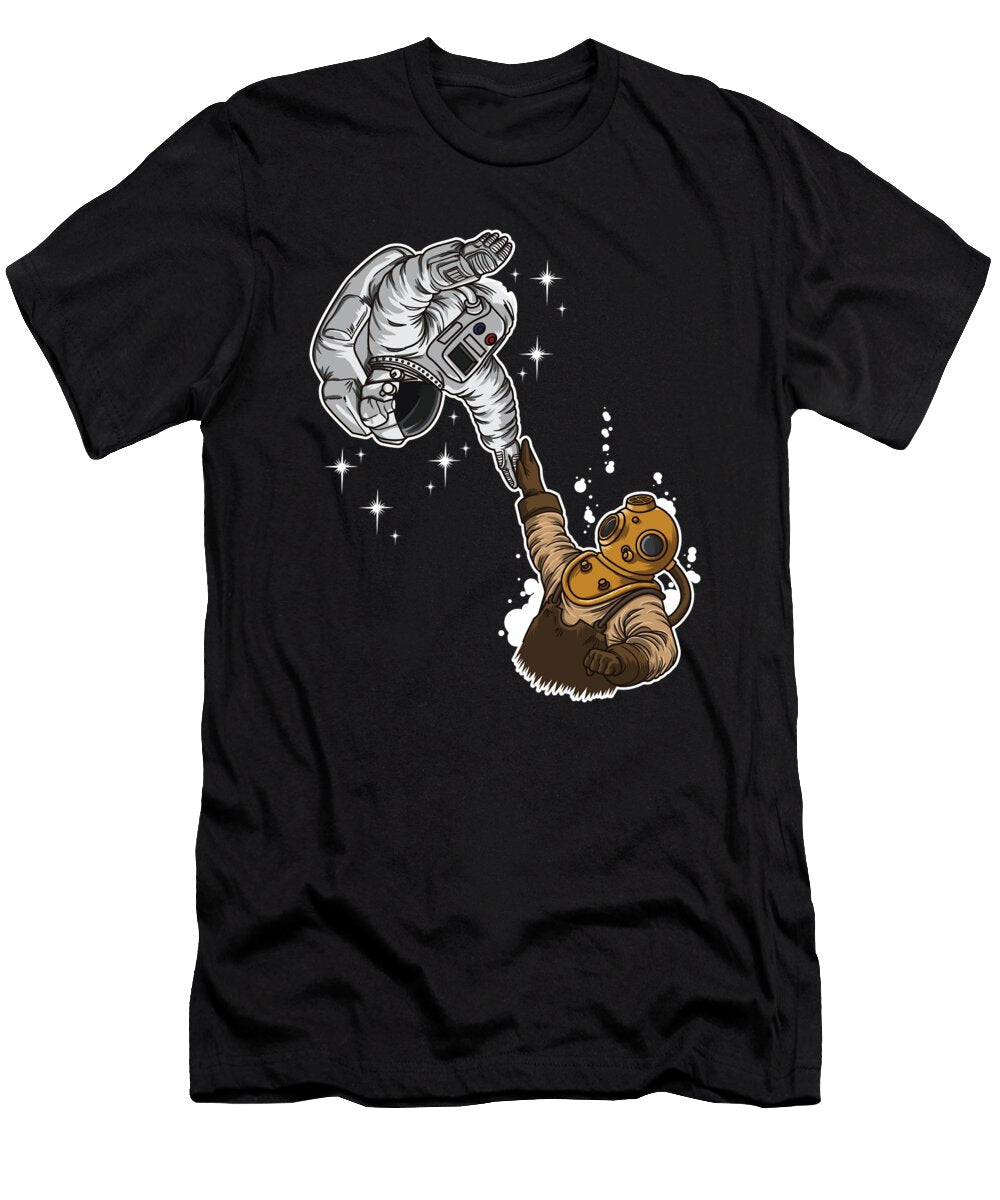 So Close and Yet So Far Away Galaxy Underwater Mister T-Shirt
