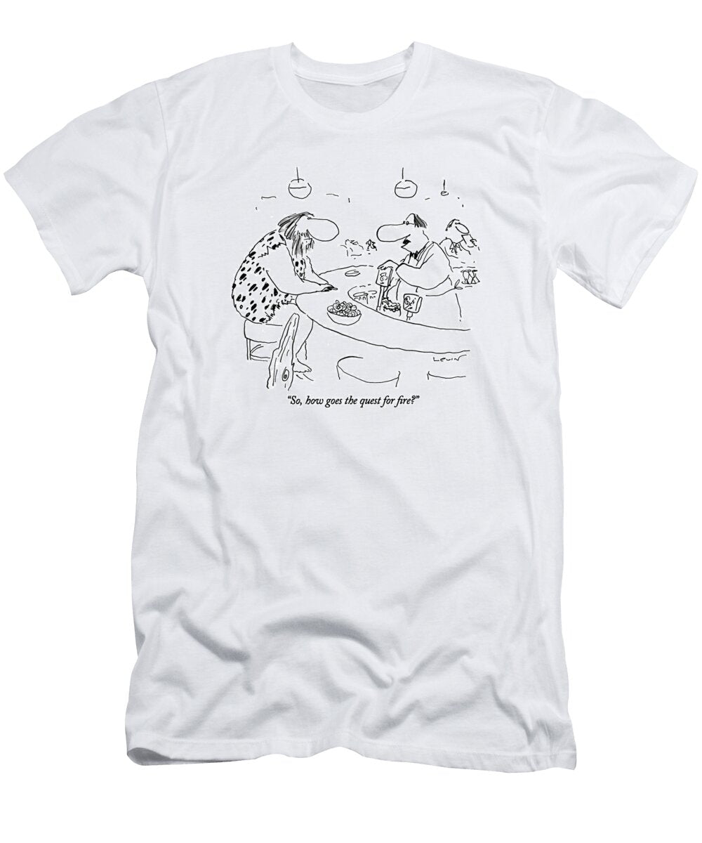 So How Goes the Quest for Fire Arnie Levi T-Shirt
