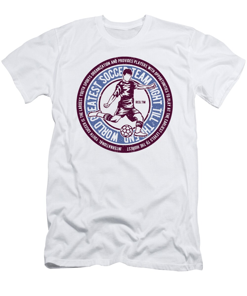 Soccer Ball Player Long Shot T-Shirt