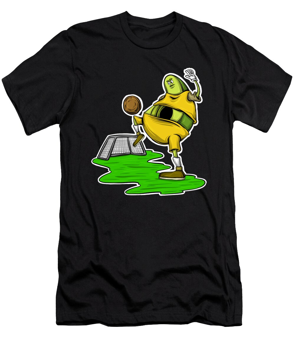 Soccer Player Vegan Avocado Play Soccer Season Colorfulsnow T-Shirt
