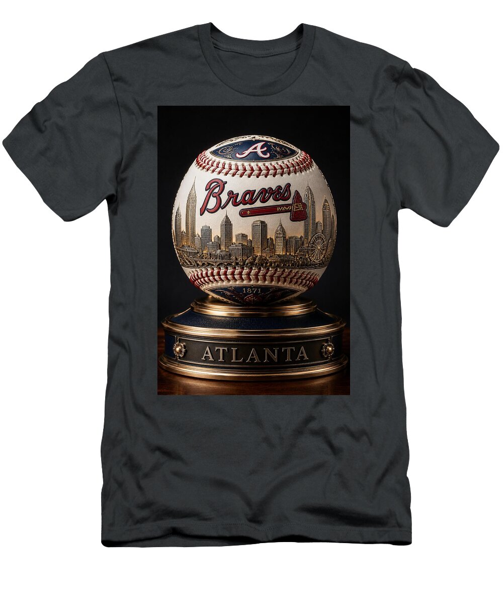 Southern Designer Baseball for the Braves Max Freeman T-Shirt