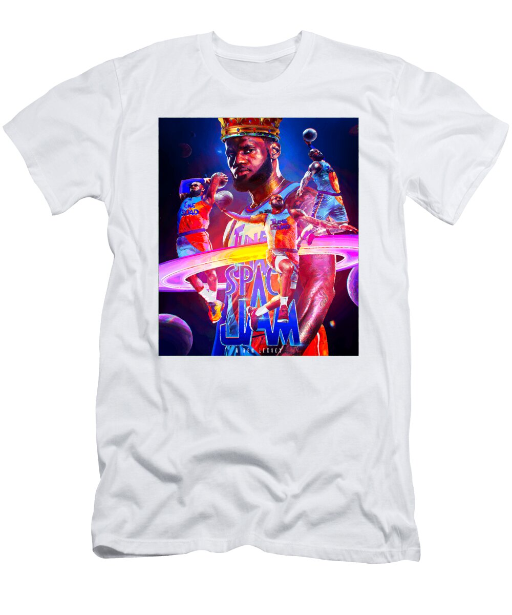 Space Jam Basketball Star Collage Kenvin Tran T-Shirt