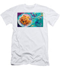 Spaghetti Delight Fresh Tomatoes and Herbs with a Lively Dynamic Twist Olfactoart Studio T-Shirt