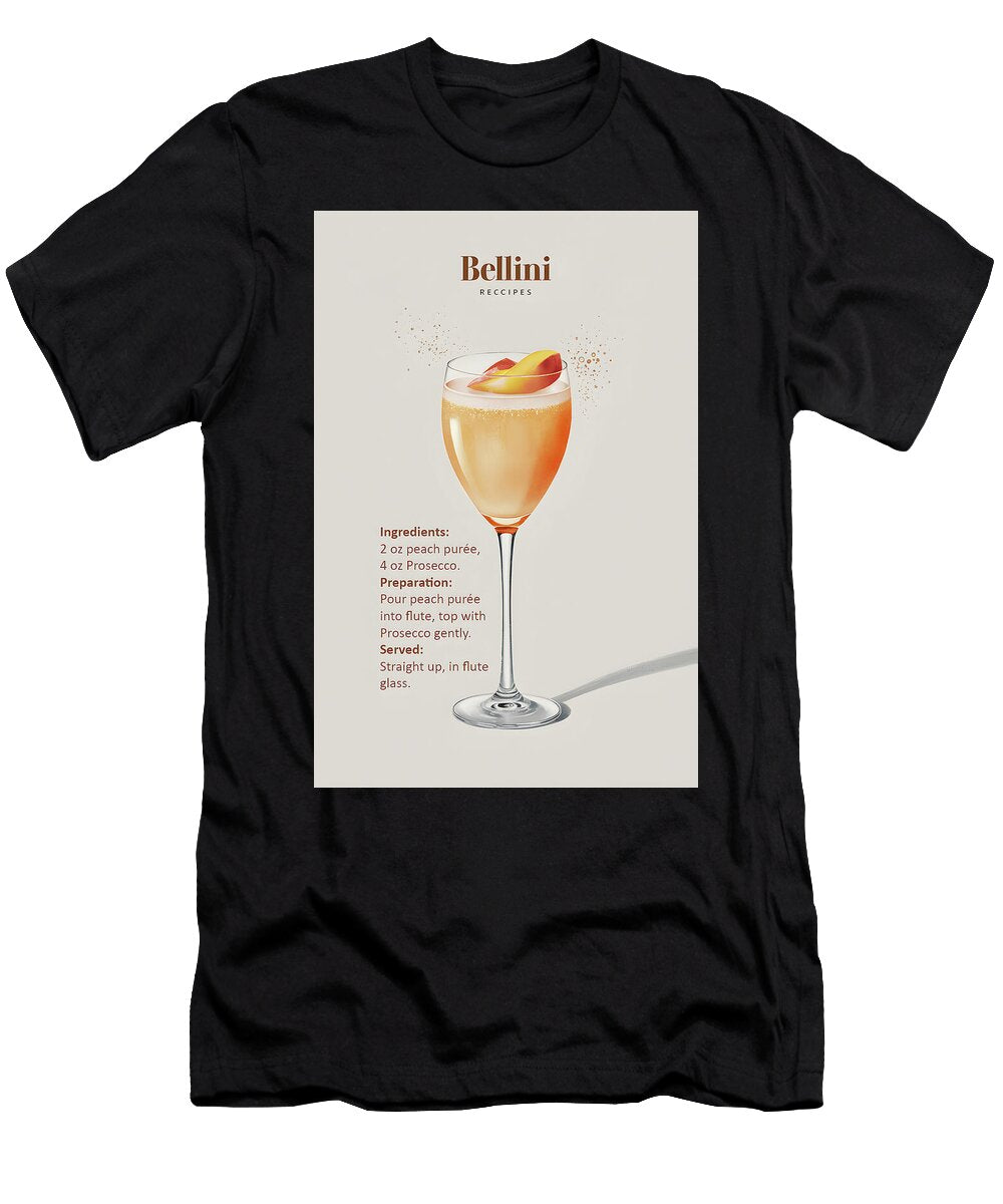 Sparkling Bellini Cocktail Dale Kincaid T-Shirt