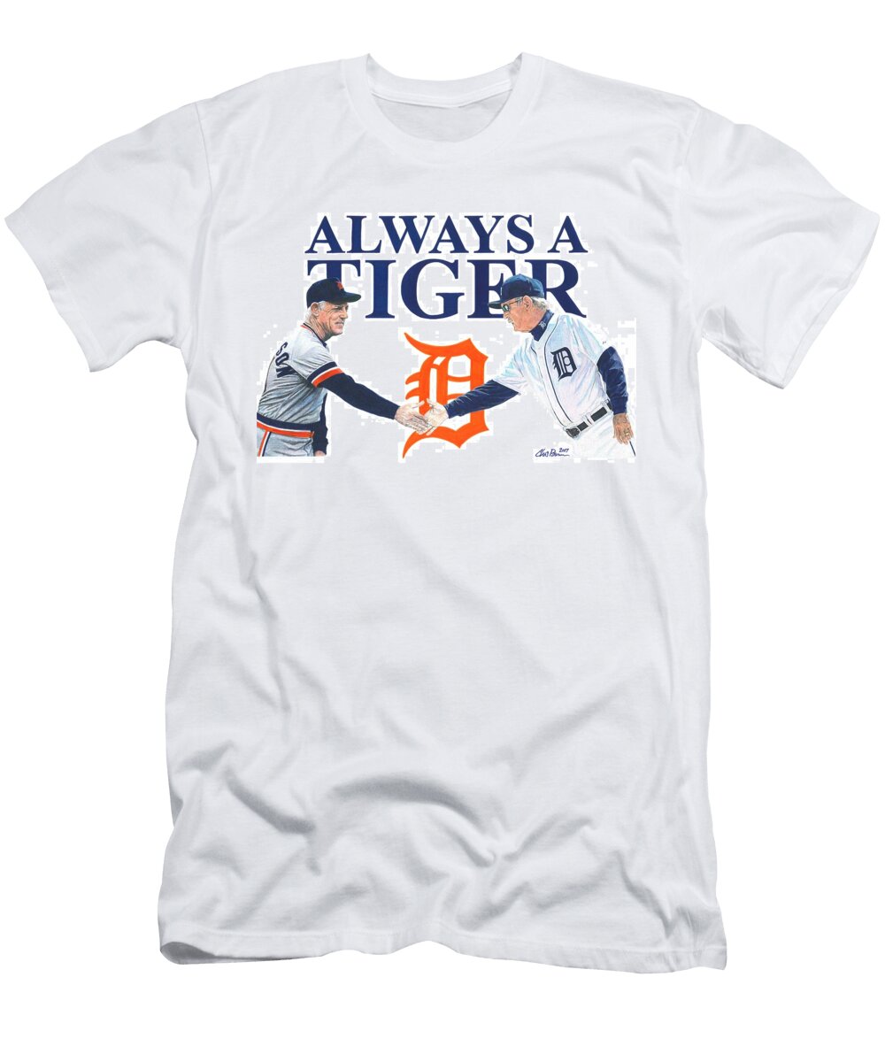 Sparky Anderson and Jim Leyland Chris Brown T-Shirt