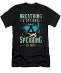 Spearfishing Breathing Is Optional Scuba Diver Tshirtconcepts Marvin Poppe T-Shirt