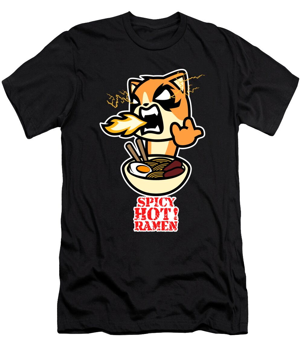 Spicy Ramen Cat Shirtom T-Shirt