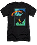 Splash Art Parachuting Skydiver Skydiving Maximus Designs T-Shirt