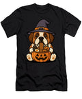 Spooky Saint Bernard Pumpkin Japanese Ramen Zyneu Gangd T-Shirt