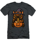 Spooky Tortoiseshell Cat Pumpkin Japanese Ramen Zyneu Gangd T-Shirt