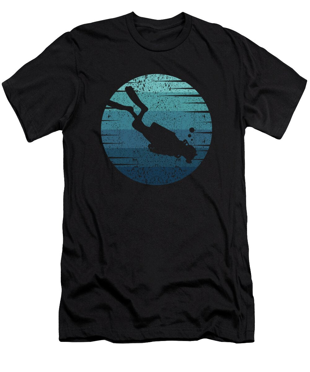 Sport Diving Underwater Technical Professional Scuba Diver Graphics Lab T-Shirt