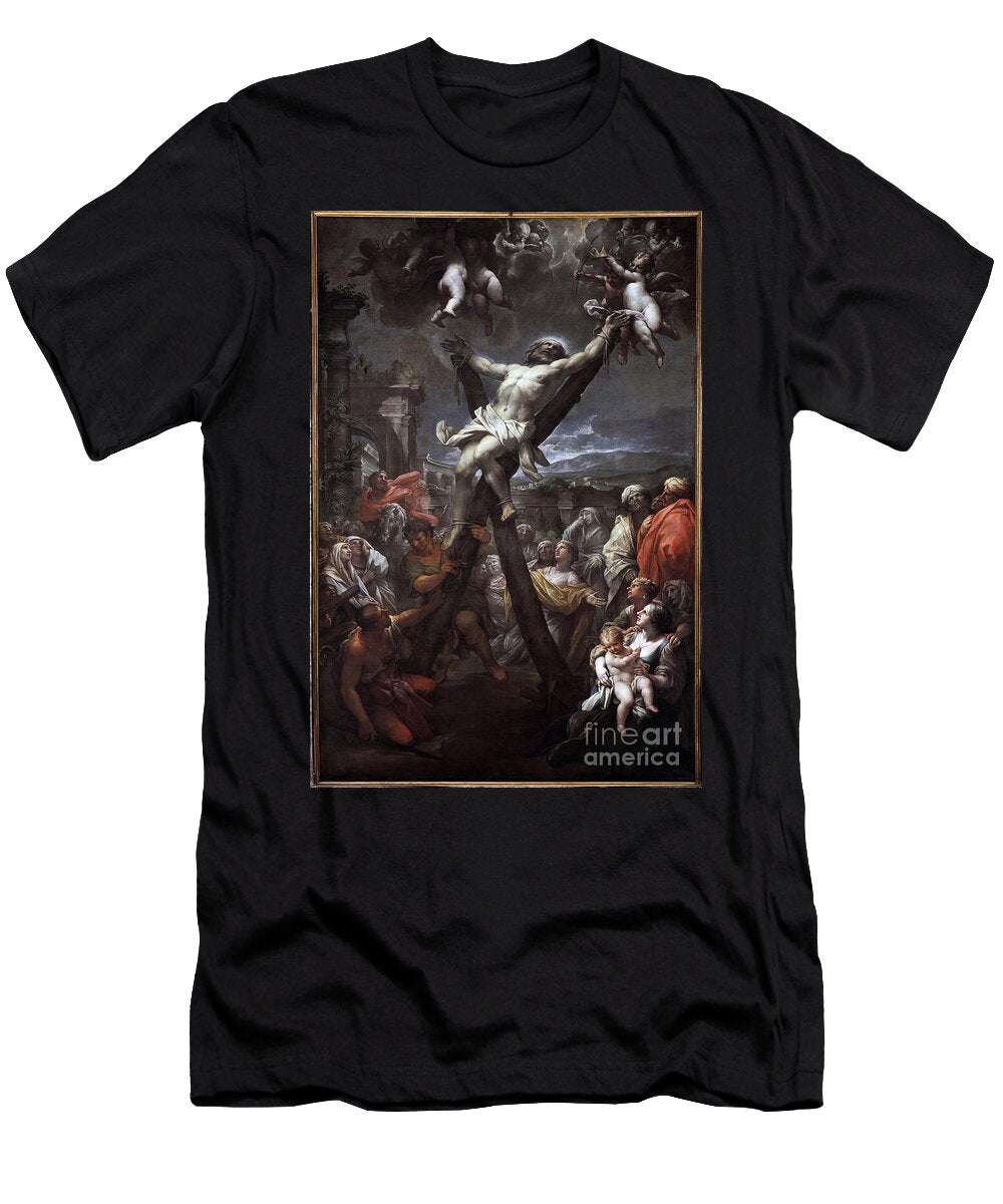 St Andrew Crucified 1691 1703 Lazzaro Baldi T-Shirt