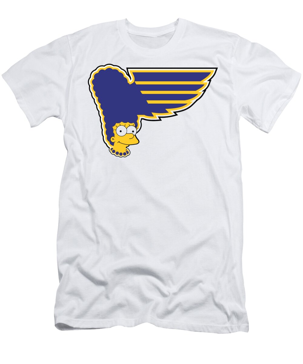 St Louis Blues Marge Simpson Huyen Vu T-Shirt